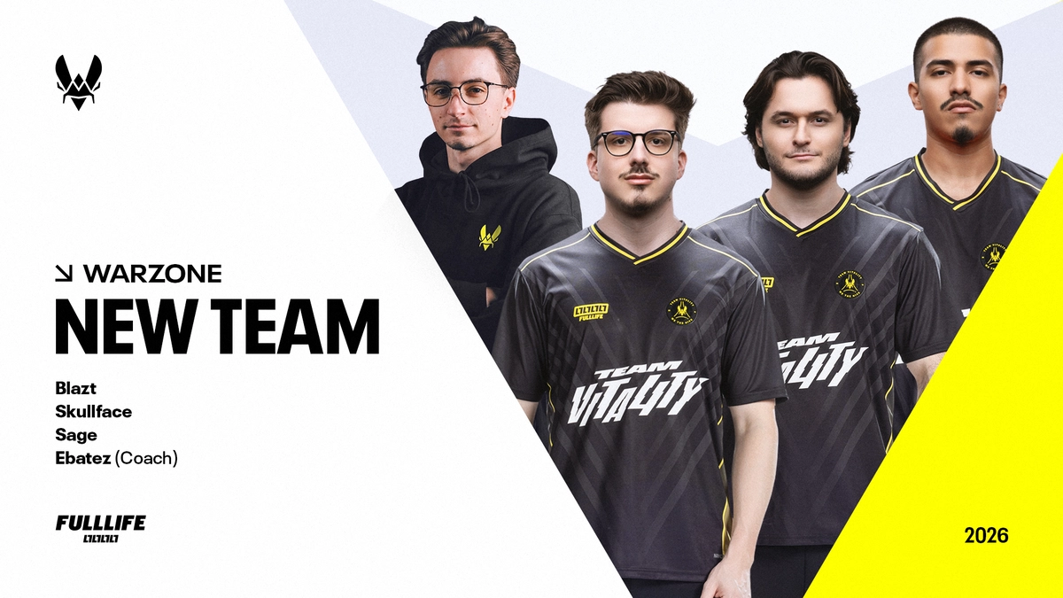 Team Vitality Announces Three New Rosters, Expanding Shooter Dominance