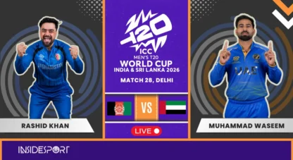 AFG vs UAE Live Score, T20 World Cup: Afghanistan need 161 runs to win