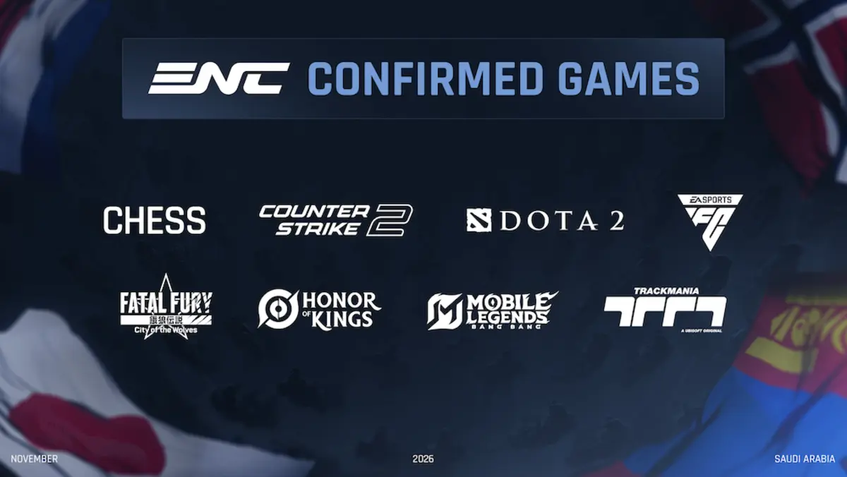 Esports World Cup Foundation Announces First Eight of 16 Games for the Inaugural Esports Nations Cup 2026