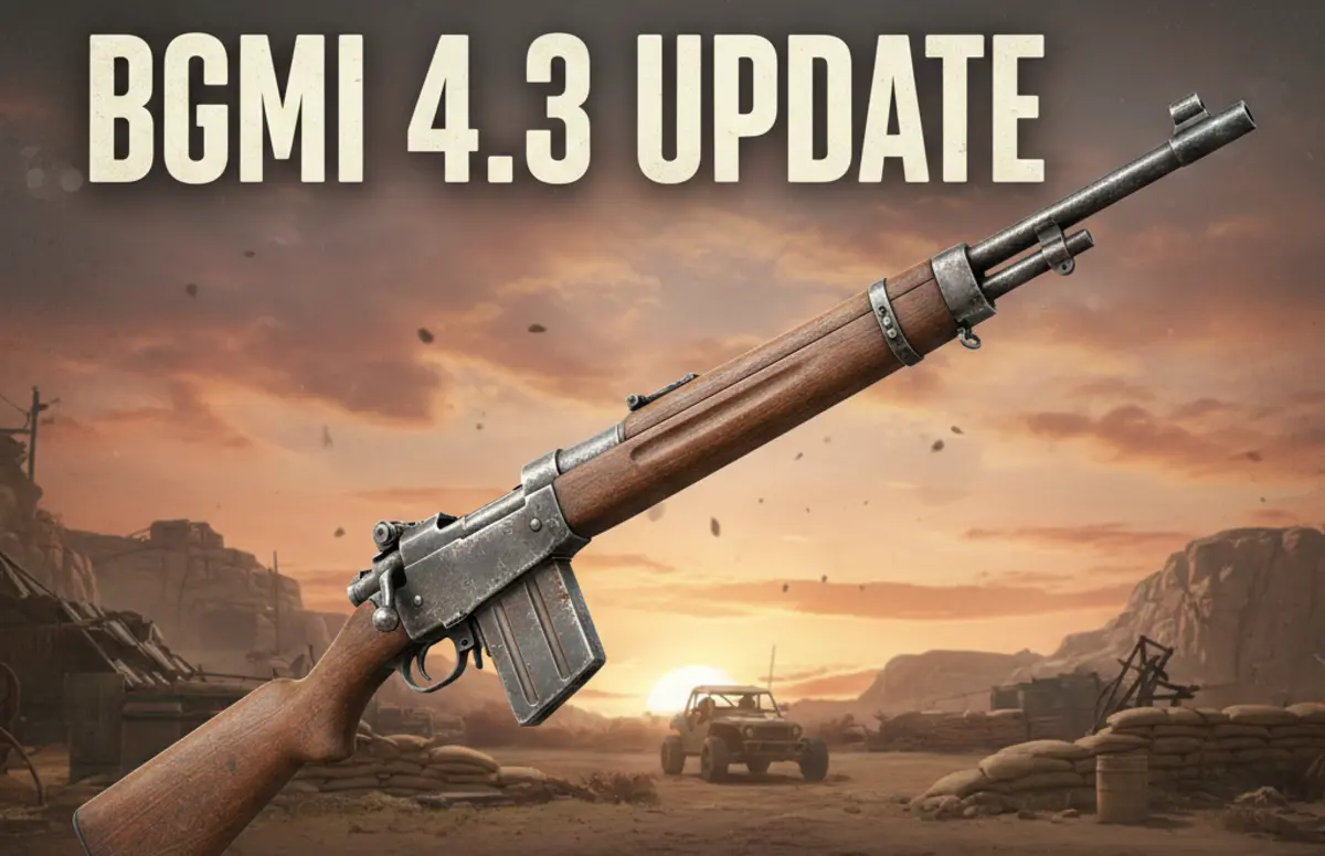M1 Garand Joins the Battlegrounds in BGMI 4.3 Update
