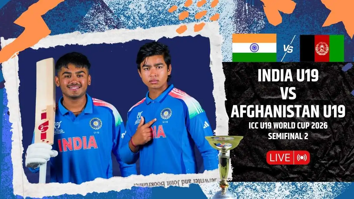India U19 vs Afghanistan U19 semi-final LIVE: IND U19 eye early wickets (AFG U19 23/0 in 5 overs)
