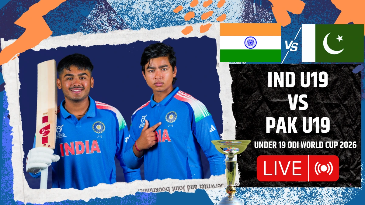 IND U19 vs PAK U19 Live: (51/3), Mhatre goes for duck after Vaibhav Suryavanshi’s goof-up