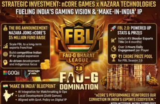 nCore Games Secures Strategic Investment from Nazara Technologies Limited to Scale FAU-G: Bharat League