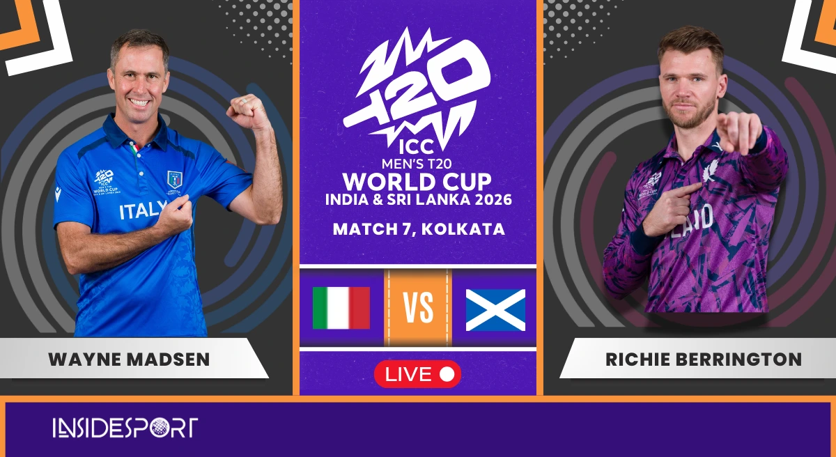 SCO vs ITA, T20 World Cup 2026 Live: (177/2) McMullen eyes rapid finish