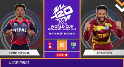 WI vs NEP Live Score, T20 World Cup: Nepal lose early wickets