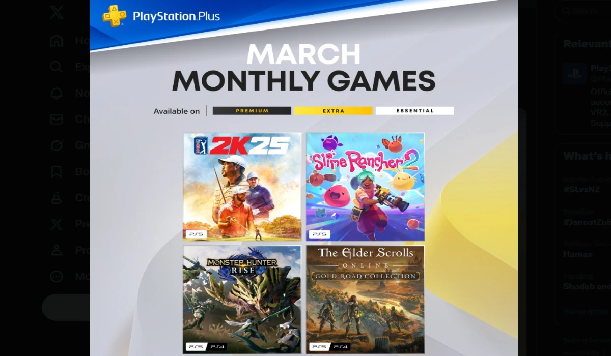 PlayStation Plus Monthly Games for March 2026 Revealed