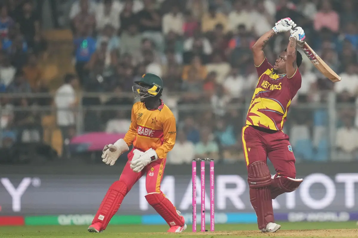 Shimron Hetmyer falls short of fastest T20 World Cup hundred in ZIM vs WI match