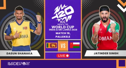 SL vs OMA Live, T20 World Cup 2026: Sri Lanka beat Oman by 105 runs
