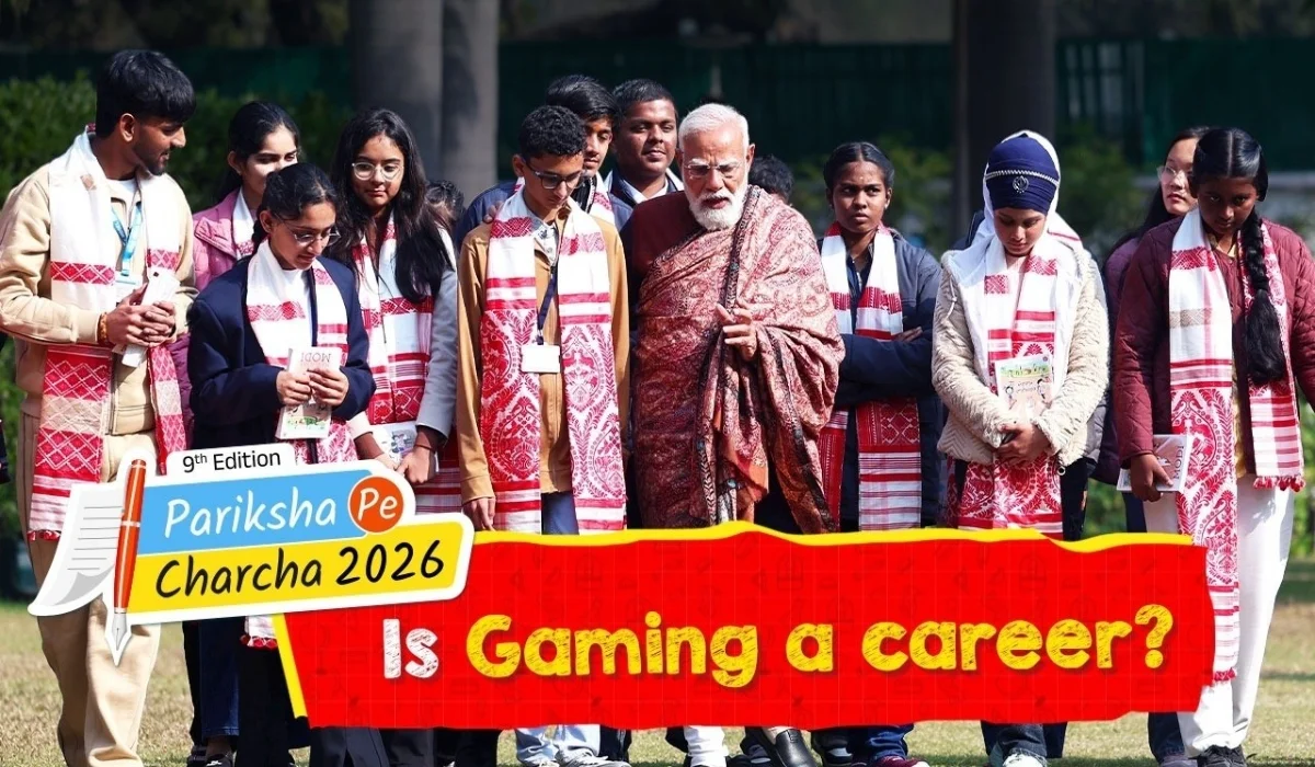 Gaming Is Not “Time Pass,” Says PM Modi During Pariksha Pe Charcha 2026
