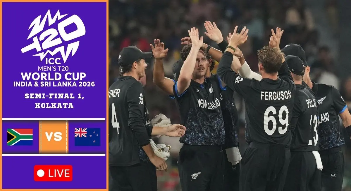 SA vs NZ Live Score, T20 WC semifinal: South Africa 28/2 (4 ovs), McConchie rattles Proteas