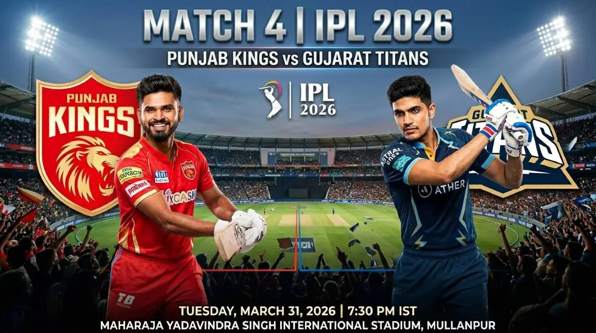 PBKS vs GT Match Prediction: Who will win today’s IPL 2026 match between Punjab Kings and Gujarat Titans?