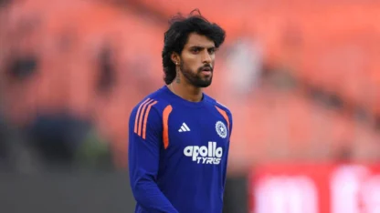 Tilak Varma gets felicitated by Telangana CM