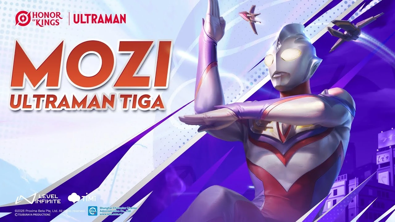 Honor of Kings x Ultraman: Ultraman Tiga Mozi Skin Details Revealed