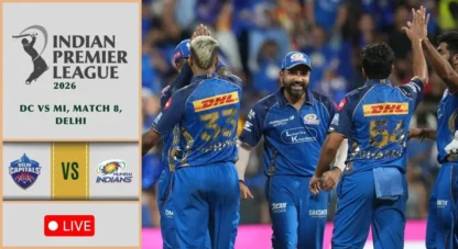 DC vs MI Live Score, IPL 2026: All eyes on Rohit Sharma as Mumbai Indians take on Delhi Capitals