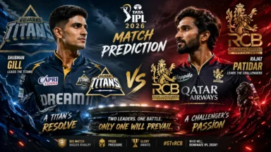 GT vs RCB Match Prediction: Who will win todays IPL 2026 match between Gujarat Titans & Royal Challengers Bengaluru?