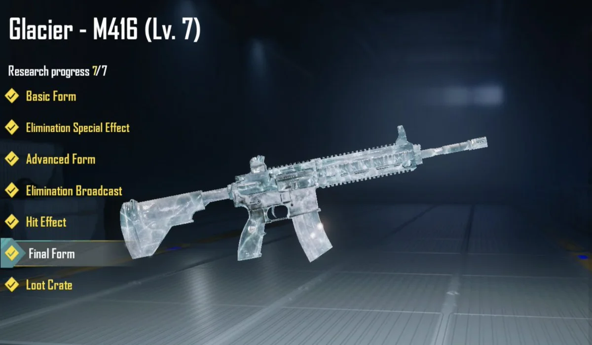 How to get M416 Glacier Skin in BGMI for free?