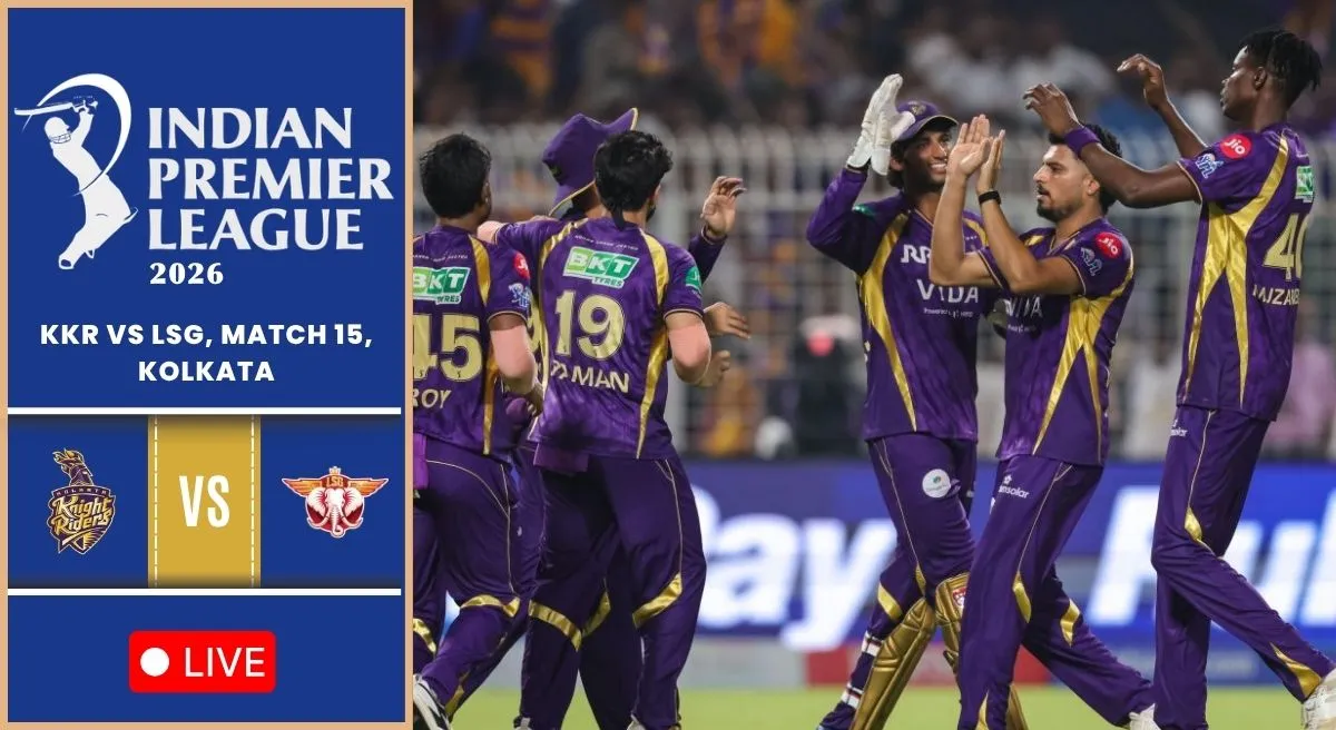 KKR vs LSG Live Score, IPL 2026: Rishabh Pant opts to bowl first, Narine comes back in