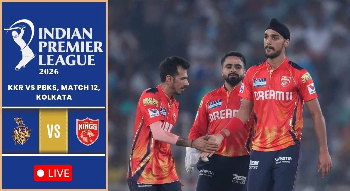 KKR vs PBKS, IPL 2026 LIVE: Kolkata 16/2 (1 ovs), Green fails again