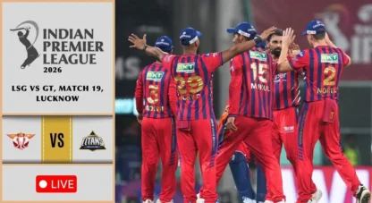 LSG vs GT Live Score, IPL 2026: All eyes on Shubman Gill & Rishabh Pant as Lucknow host Gujarat