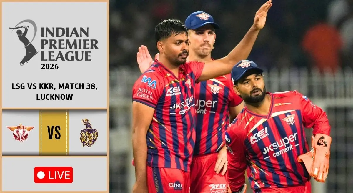 LSG vs KKR Live Score, IPL 2026: Pant wins toss, opt to bowl first