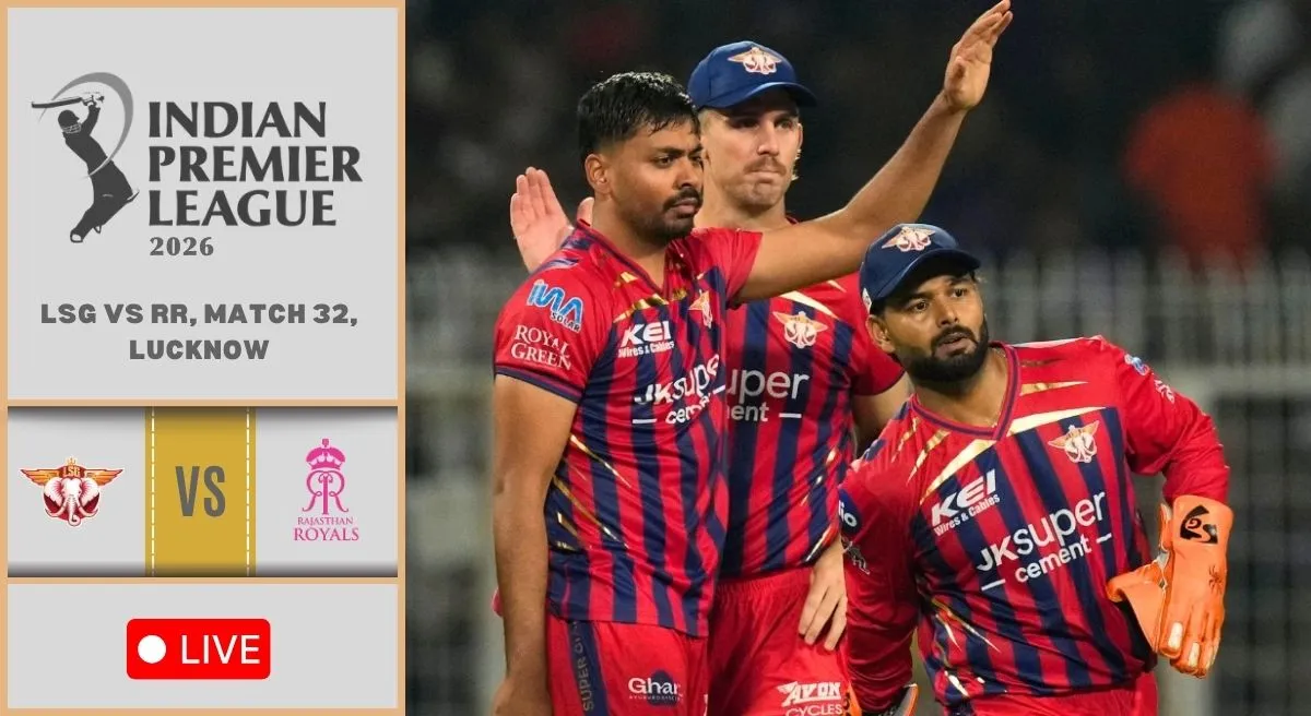 LSG vs RR Live Score, IPL 2026: Lucknow opt to bowl against Rajasthan, Mayank Yadav returns