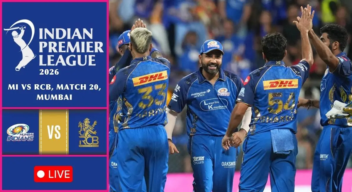 MI vs RCB Live Score, IPL 2026: It’s Virat Kohli vs Rohit Sharma at Wankhede