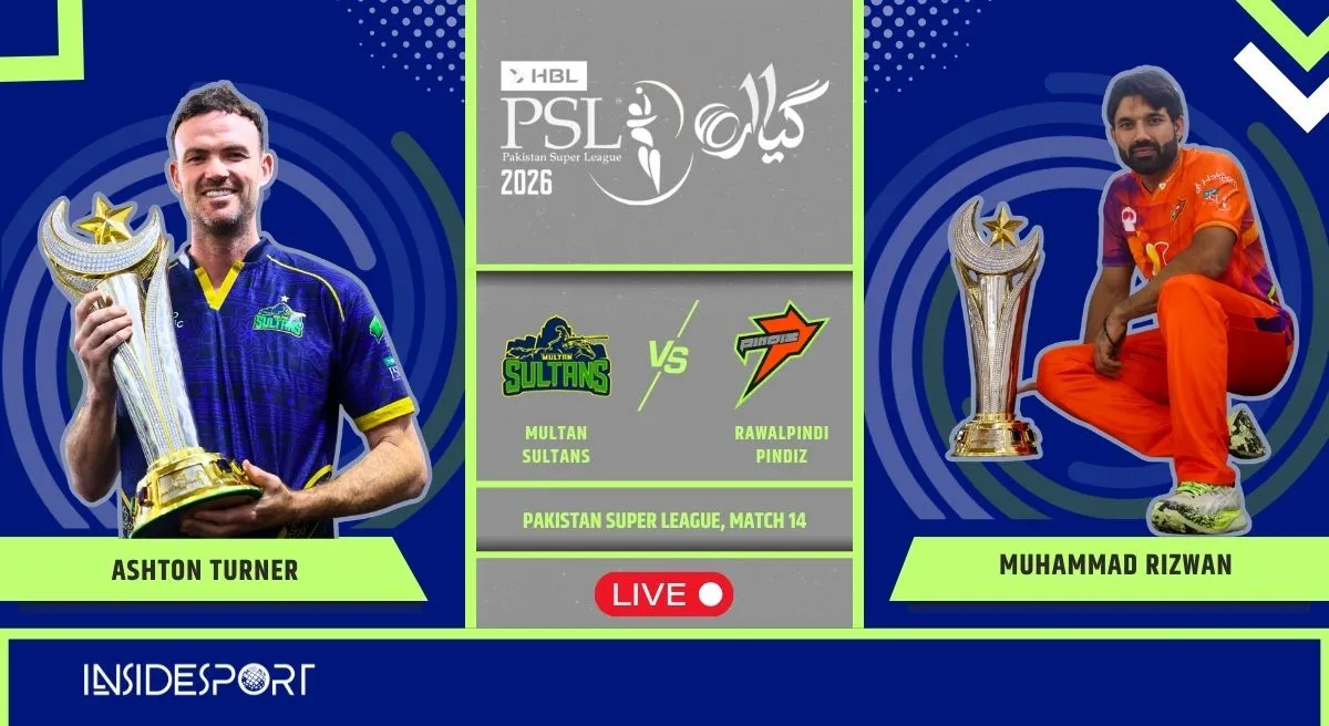 MS vs RWP Live Score, PSL 2026: Faisal Akram takes 2nd wicket, Sultans on top