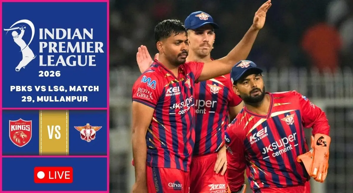 PBKS vs LSG Live Score, IPL 2026: Priyansh Arya smashes 19-ball fifty