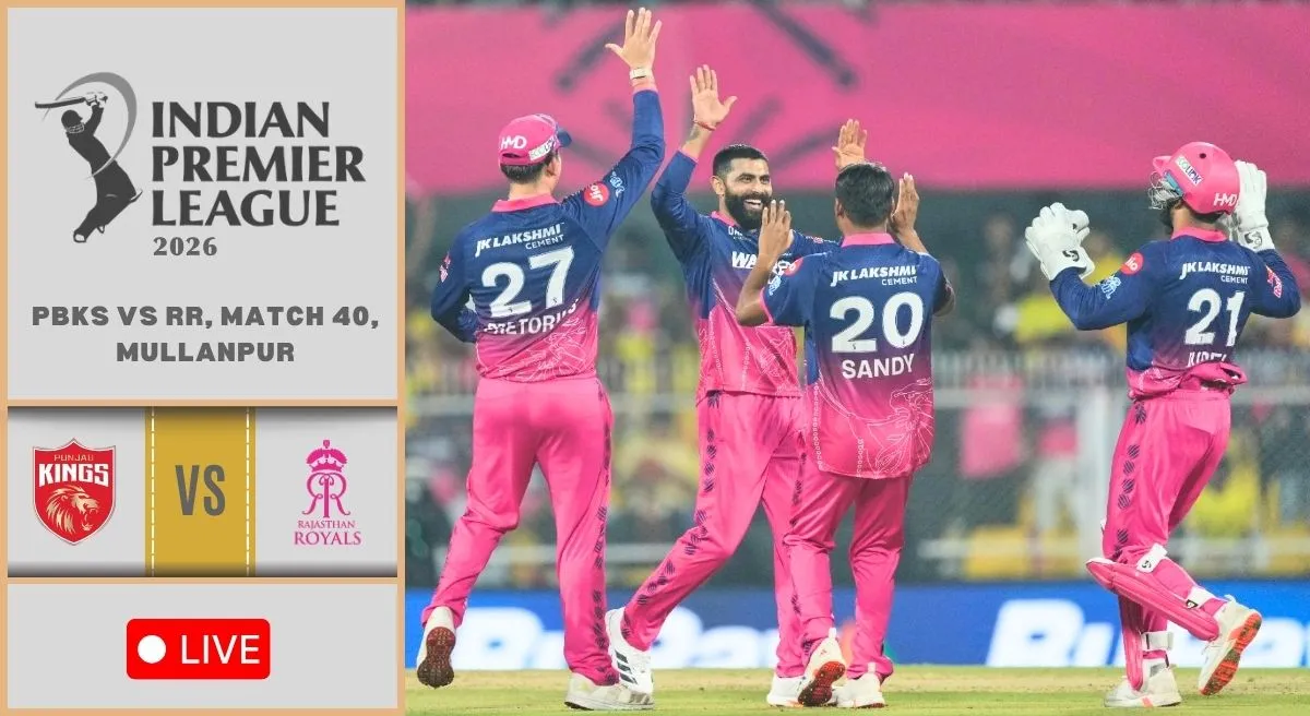 PBKS vs RR Live Score, IPL 2026: Punjab 37/1 (3 ovs), Archer removes Priyansh