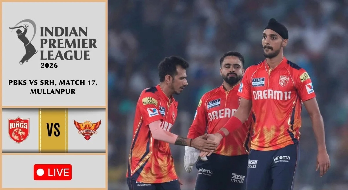 PBKS vs SRH Live Score, IPL 2026: Hyderabad 9/0 (1 ovs) All eyes on Travishek