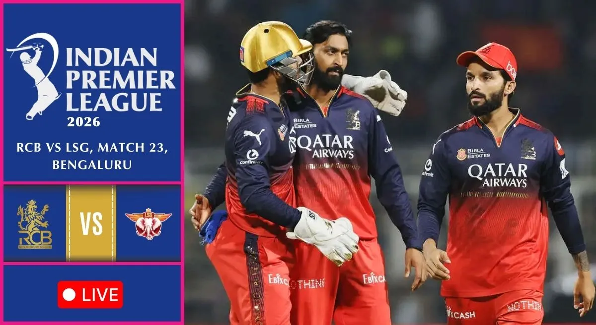 RCB vs LSG, IPL 2026: Bengaluru reclaim top spot with Lucknow thrashing