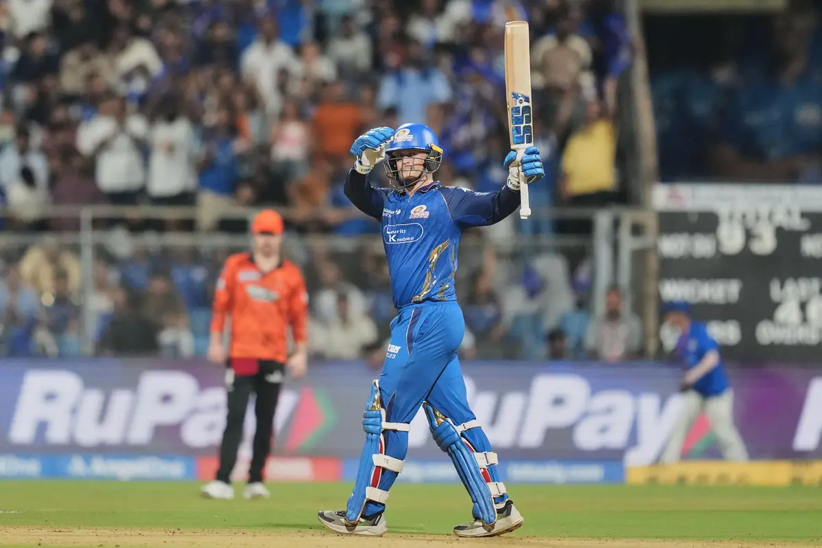 Ryan Rickelton makes full use of Quinton de Kock’s injury, smashes fastest IPL hundred for MI