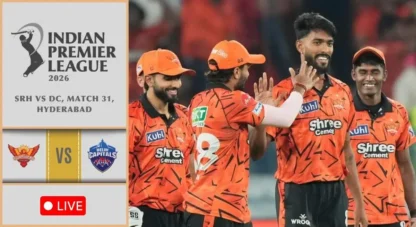 SRH vs DC Live Score, IPL 2026: KL Rahul departs after scoring 50, Delhi 130/4 in 13 overs