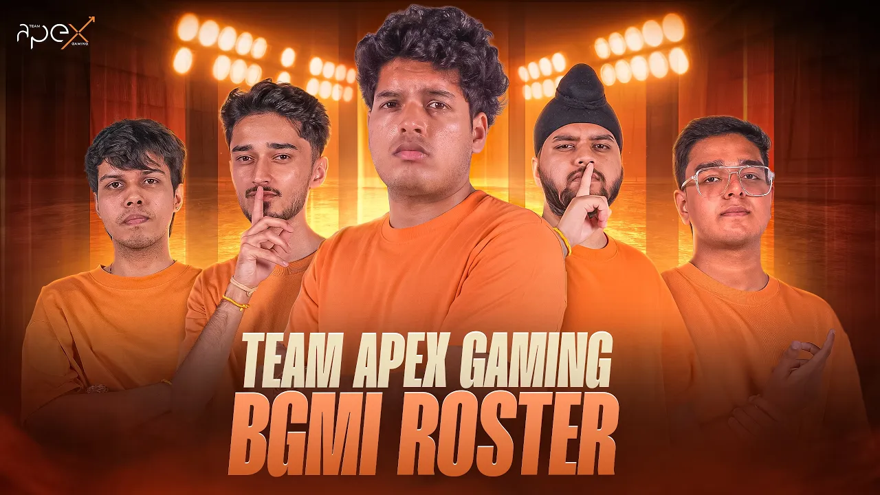 Team Apex Gaming Finally Unveils Highly Anticipated BGMI Lineup