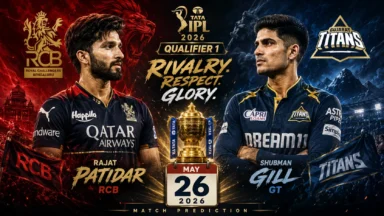 IPL 2026 Qualifier 1: RCB vs GT match prediction – Who will win todays match between Royal Challengers Bengaluru & Gujarat Titans?