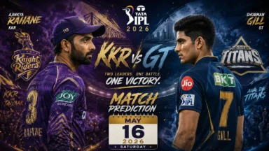 KKR vs GT match prediction: Who will win todays IPL 2026 match between Kolkata Knight Riders and Gujarat Titans?