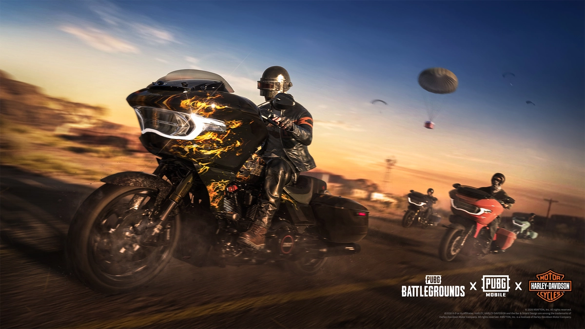 PUBG Mobile 4.4 Update to Bring Harley-Davidson Collaboration to the Battlegrounds