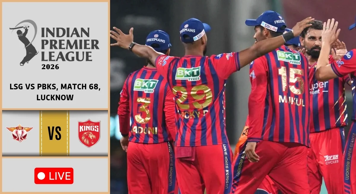 LSG vs PBKS Live Score, IPL 2026: Last chance saloon for Punjab ...