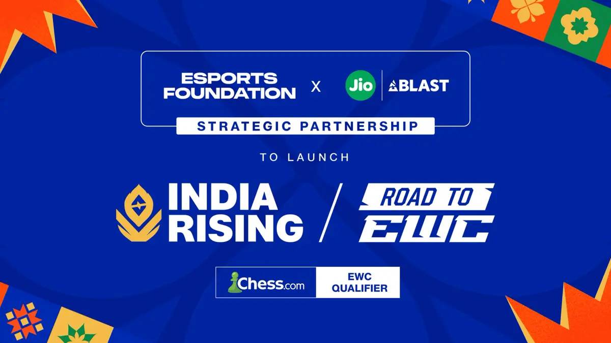 Esports Foundation x JioBLAST Launches &ldquo;India Rising: Road to EWC&rdquo; Festival
