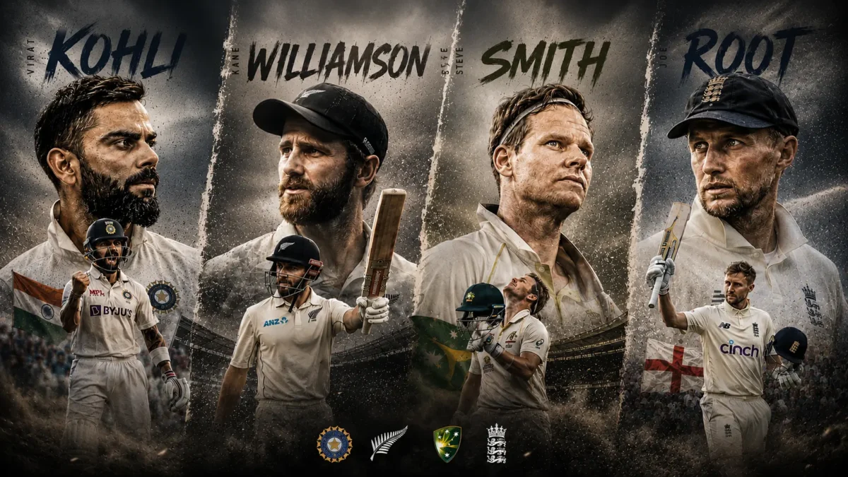 With Virat Kohli, Kane Williamson already out, Joe Root & Steve Smith there to win Fab Four Race