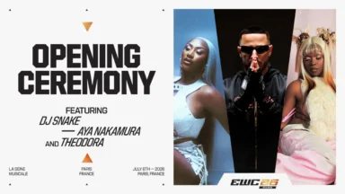 Aya Nakamura, DJ Snake, and Theodora to Perform at EWC 2026 Opening in Paris