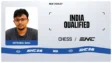 Grandmaster Mitrabha Guha Qualifies for Esports Nations Cup 2026 Chess Squad