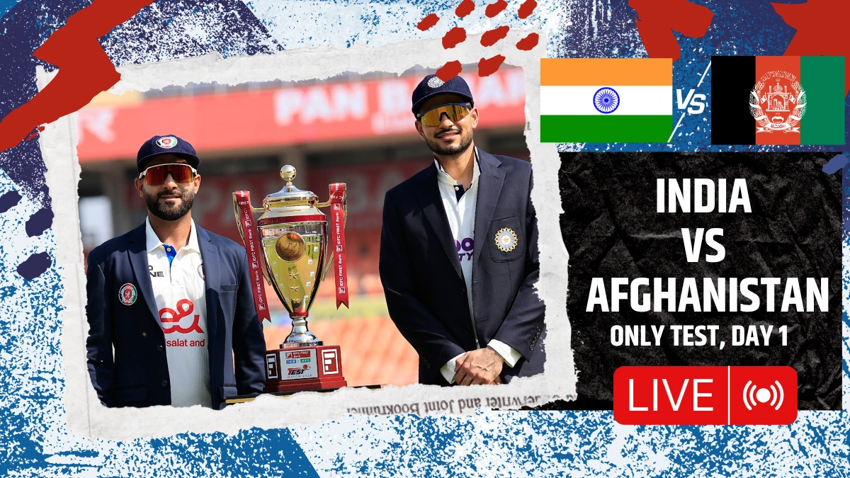 IND vs AFG Test Live, Day 1: Shubman Gill decides to bat first; Manav Suthar makes India debut
