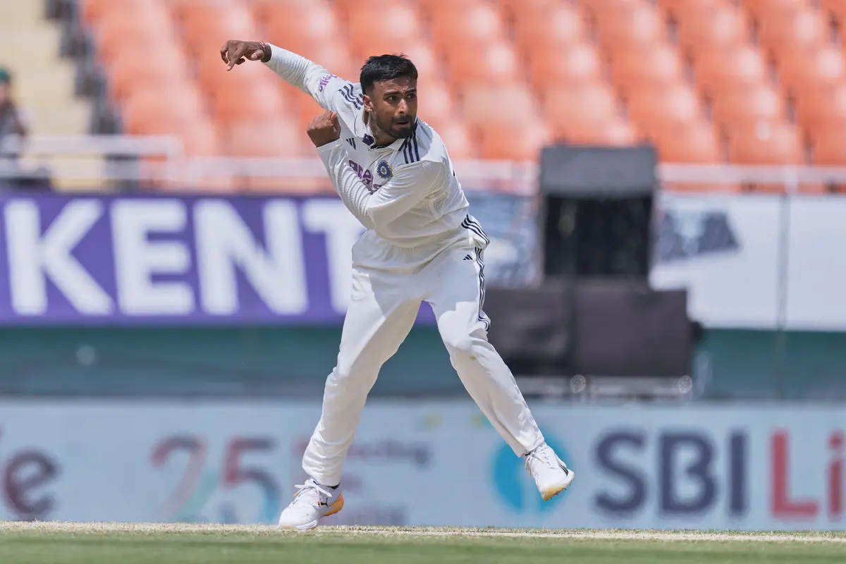 Ravindra Jadeja’s replacement ready? Manav Suthar picks up maiden Test wicket in first over