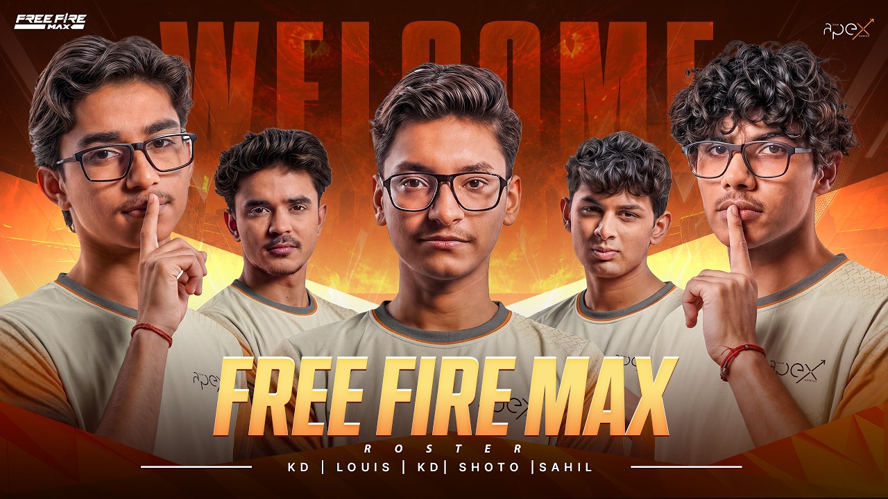 Team Apex Gaming Enters Free Fire MAX Esports with Team Hind Roster