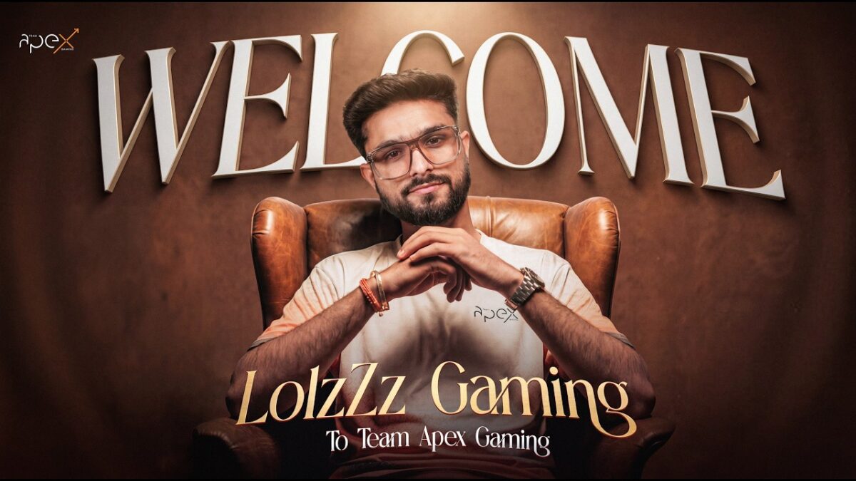LoLzZz Gaming Joins Team Apex Gaming After Leaving GodLike Esports