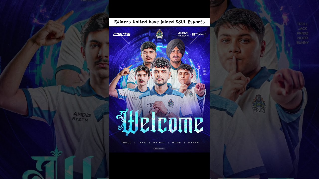 S8UL Returns to Free Fire with Former Raiders United Roster Ahead of EWC 2026