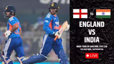 IND vs ENG Live Score, 5th T20I: Jos Buttler, Harry Brook take England to 257/3