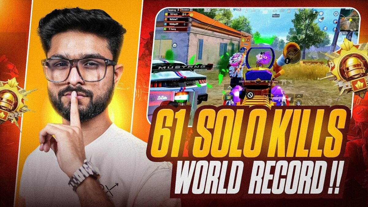 BGMI World Record? TAG LoLzZz Incredible 61 Solo Kills in a Single Match