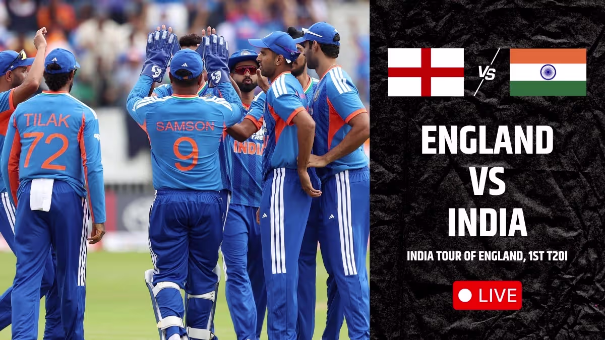 IND vs ENG Live Score, 1st T20I: Sanju Samson-Abhishek Sharma begin for India